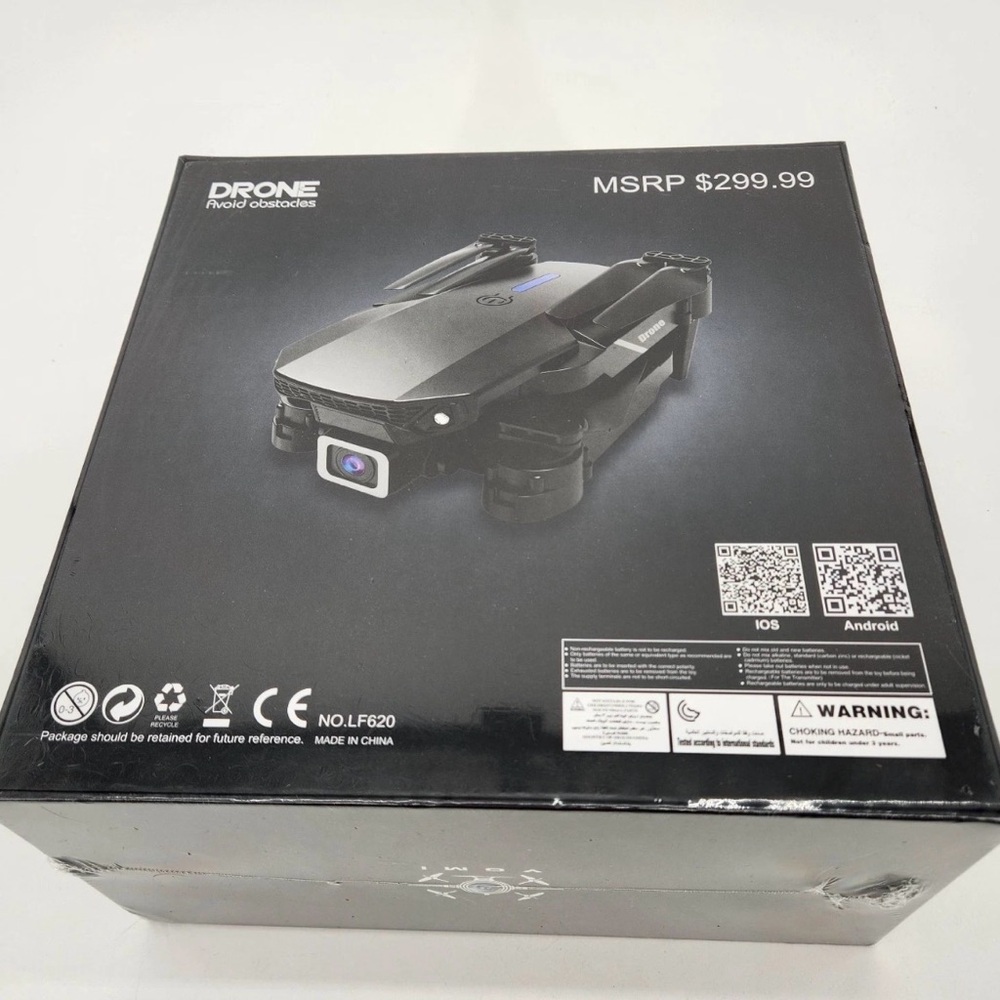 ‼️LOW START‼️ BLACK Drone *NEW (Sealed). Avoid obstacles Camera *Retail $299.99